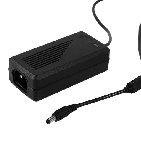 Go-To AC To DC Power Adapter 100V-240V To 12V 5A 60W Converter With 5.5x2.5mm Plug For LED Lights LCD Monitors And Industrial Automation Gear For All Your Gear Needs, black