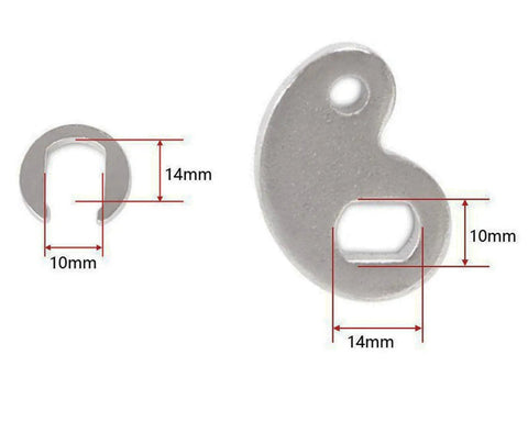 Torque Arm Conversion Kit Twin Pack For Electric Bicycles Universal Front Or Rear Hub Motor Protection No Brainer Install Keeps Motor From Coming Loose For Safer Rides Fits Up To 14mm
