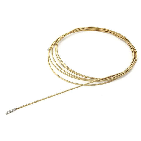 Heavy Duty Universal Fish Tape Wire Threader Tool With Flexible Spring for Pulling Electrical Cables, steel wire design.