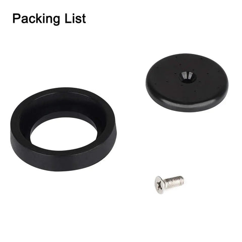 Pre Rinse Spray Valve Repair Kit For All Commercial Sink Sprayers Includes 2.08 Inch Ends Black Spray Face Bumper And Screw 304 Stainless Steel Fasteners Durable Replacement Part components in packaging