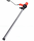 Gowenic Electric Drum Pump With Stainless Steel Tube for fuel and liquid transfer, six gear handheld design, US plug.