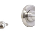 Dual handles of Oakmont Bath And Shower Trim Kit With Valve And Dual Handle High Pressure Shower Head Water Saving Satin Nickel Finish