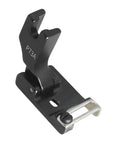 Pro Grade Multifunction Hem Guide Presser Foot For Sewing Machines Durable Black Steel Attachment Delivers Smooth Even Hemming On Thin Fabrics And Lace Perfect For Home Sewing Projects And Small Garment Factory Work, black steel P73A presser foot