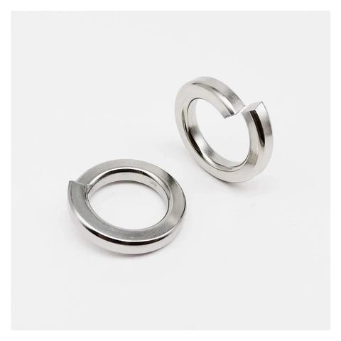 1035 Piece Heavy Duty Stainless Steel Spring Lock Washer Set For DIYers M1.6 M2 M2.5 M3 M3.5 M4 M5 M6 M8 M10 M12 M16 Elastic Gasket Included 304 Stainless Corrosion Resistant High Hardness Durable Fastener Washers, stainless spring lock washers