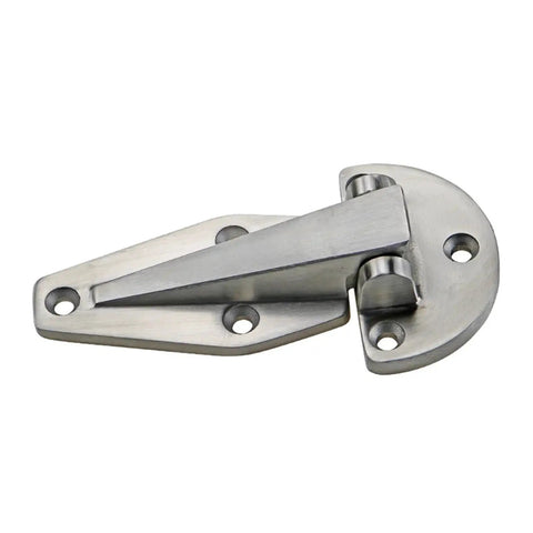 Real Deal 304 Stainless Steel Large Mechanical Equipment Hinge With Thickened Casting For Heavy Duty Industrial Doors, showcasing solid design.