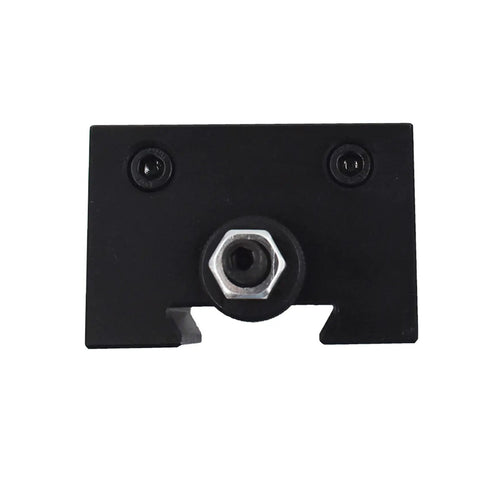 Hella Rigid Bxa 250-204 Wedge Piston Quick Change Tool Holder For Cnc And Mini Metal Lathes flat top view with hex nut and screws.
