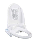 Transform Your Daily Grind With This Heated Bidet Toilet Seat Featuring Hot Air Dryer Self Cleaning Nozzle Soft Close Lid Easy Install And Ridiculously Comfy Stainless Steel Design, white heated bidet seat with control panel.