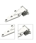 Stainless Steel Freezer Door Hinge Beefy Heavy Duty Flat Mount For Refrigerator, Smooth Rotation, Easy Installation, 25mm
