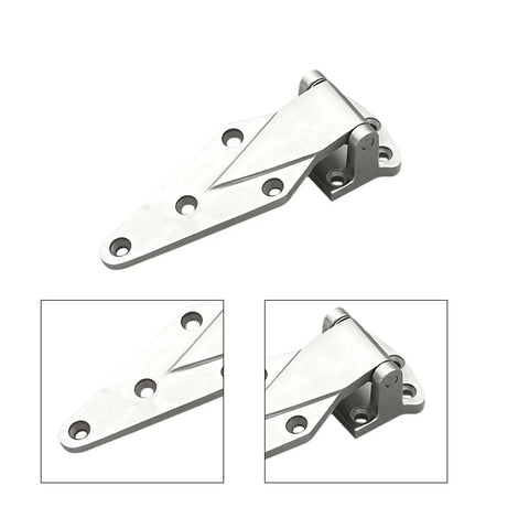 Stainless Steel Freezer Door Hinge Beefy Heavy Duty Flat Mount For Refrigerator, Smooth Rotation, Easy Installation, 25mm