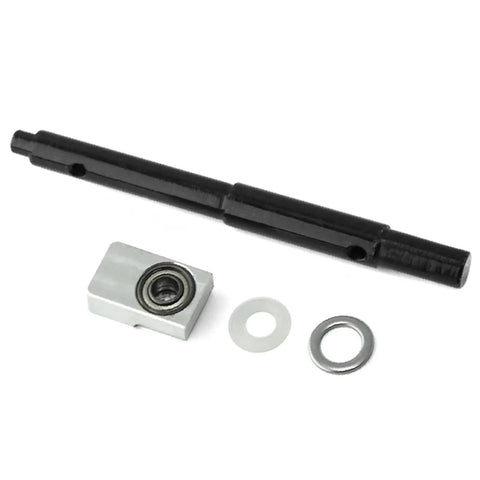 Heavy Duty Medium Carbon Steel Spur Gear With Cush Drive Shaft And Bearing Mount Bracket Support For One Fifth Scale XMaxx 8S XRT