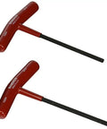 5mm Hex T-Handle Set With ProGuard Finish, 6-Inch Length, Dual Pack, Made In USA, Multi Color tools on white background