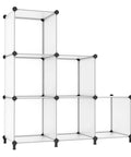 Six Cube Closet Organizer Set Dope DIY Stackable Shelves for Closet and Bedroom Translucent Storage Cubes for Clothes Shoes Toys
