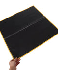 Black sheet from Waterproof Matte Flower Bouquet Wrapping Paper Set 60 Sheets No Fuss Easy Peasy Floral Packaging With Moisture Protection