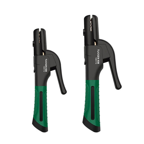 Heavy Duty Welding Electrode Holder Pliers With Non Slip Grip For 600A And 800A Stick Rods, durable and ergonomic design.
