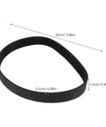 Heavy Duty Black Rubber Lawn Tractor Ground Drive Belt Replacement for Most Major Lawn Mowers, Easy Install, No Fuss, Durable Drive Belt for Reliable Power Transmission and Smooth Operation, 20cm x 2.5cm
