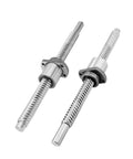 Pro Grade Single Nut Ball Screw 50Mm X 1000Mm Length C7 Precision Rolling For CNC Machines And Automation, featuring two sleek alloy shafts.