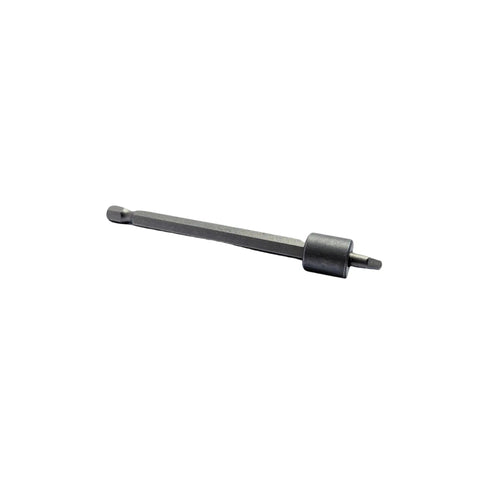 Driver bit and counter-snap fixture from No Squeak Hardwood Floor Repair Kit With Counter Snap Screws For Quick Pro Grade Fix
