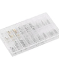 Metal Watch Crown Tube Stem Set 10 Pcs For ETA 2824 2836 Movements Pro Watch Repair Kit in clear storage case