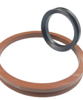 Real Deal Fkm Fluororubber Rotary Shaft Seal With Rock Solid O Ring Cuff for VA series machines, designed to stop grease.