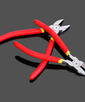 Built Tough 6 Inch Flush Side Cutters With Ultra Sharp Edge For Cables And Wires, Non Slip Grips, Spring Loaded Leverage