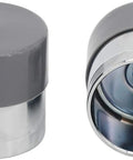 Bearings Protectors For 1.98 Inch Hub Grease Caps And Dust Covers Pair Gray And Chrome Keep Water Dirt Out And Keep Wheel Bearings Lubed