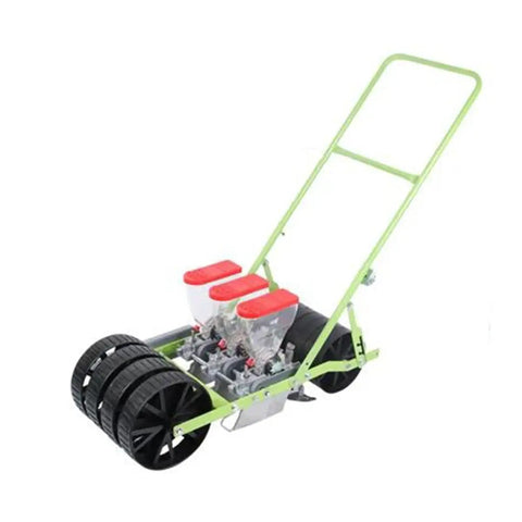 Handheld Seed Drill And Spreader For Corn And Bean Planter Garden Seeder Machine For Home Gardening with adjustable depth settings