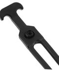 Close-up of rubber T-handle on 3 Sets Elastic Draw Latches for Toolboxes and Covers, Rubber T Handle Hasp, Shock Absorption, Heavy Duty High Load