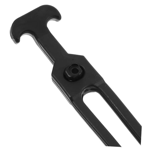 Close-up of rubber T-handle on 3 Sets Elastic Draw Latches for Toolboxes and Covers, Rubber T Handle Hasp, Shock Absorption, Heavy Duty High Load