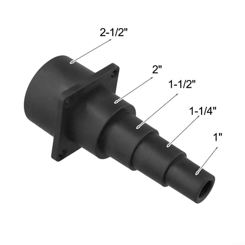 Get Ready To Suck Up Dust With This Awesome Wet Dry Shop Vac Adapter. Plastic stepped hose connector with multiple sizes.