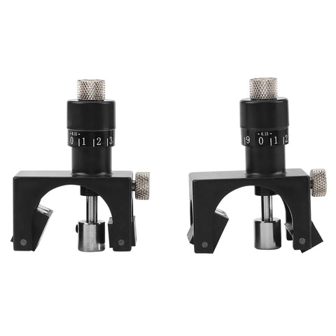 Magnetic Blade Setting Jigs 2-Piece Gauge Knife Setter For Woodworking, Adjustable 22 Mm Height, 75 To 125 Mm Cutter Diameter