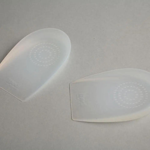 Silicone heel wedges from Knit Ankle Support For Men And Women With Achilles Brace And Compressive Foot Wrap angle view