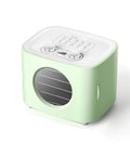 Electric Food Dehydrator Stainless Steel Beef Jerky Maker And Vegetable Dryer With 360 Circulating Air Automatic Cooling in green with digital controls.