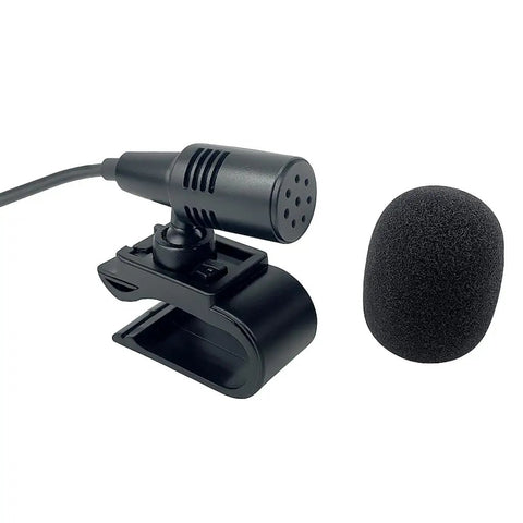 3.5mm Plug Microphone Replacement For DDX DMX DNX DPX KDC KMM Series Car Stereo System Handsfree External Mic with foam cover