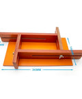 Adjustable Battery Spot Weld Jig For 18650 And 26650 Cells With Flexible Array Layout And Hella Tough High Density Bakelite Rig, features measurements of 343x150mm base.