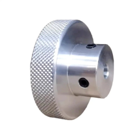Aluminum Alloy Handwheel For Precision CNC And Stepper Motors 40mm Outer Diameter 10mm Bore Knurled Grip CNC Machined for precise fit