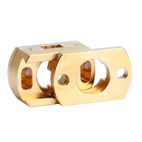 Heavy Duty 18mm Oldham Coupler For Ender 3 V2 And CR10 Series Z Axis Upgrade Kit With 8mm Lead Screw Hotbed Support Two Pack Solid Durable Gear gold metal coupler