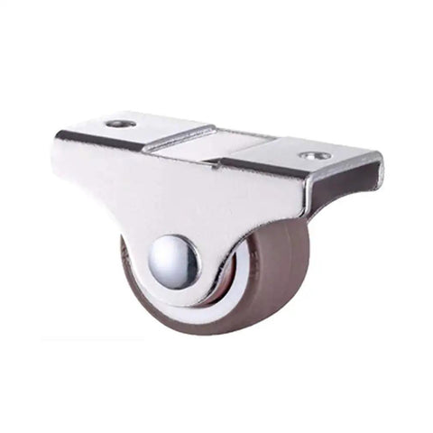 Four Piece One Inch Directional Caster Wheels Equipped With Quiet Rubber Treads And Precision Ball Bearings, showcasing a single caster.