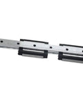 MGN12 400mm Linear Rail Guide With Two MGN12H Black Stainless Carriage Blocks for smooth movement in 3D printers and CNC projects.