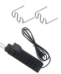 500-Piece Steel Waves Staple Kit With 0.6mm S-Type Welding Nails For Flux-Free Plastic Repair And Metal Projects, Plug-And-Play Staples For Quick Fixes In Home Workshop Or Garage, with power tool and steel staples