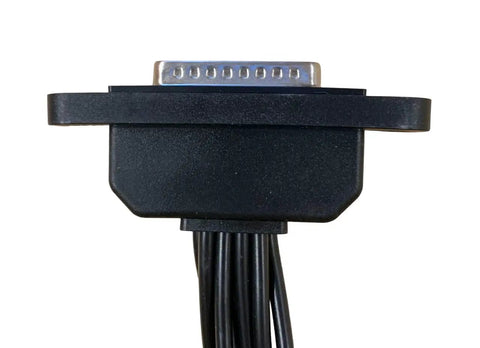 Replacement Cable Snake Harness For Alesis Nitro PRO Drum Module With 15 Pin Connector, close-up of connector and wires.