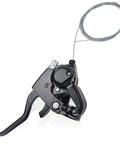 LITEONE 3x8 Speed Bicycle Shifter With Gear Indicator And V Brake Cable, close-up view showing left 3-speed component.