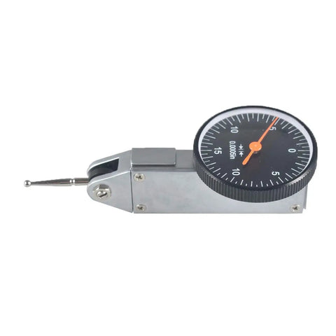 Boss Level Test Indicator Black 0.030 Inch Travel, 0.0005 Inch Precision, Dial Reading 0-15-0, 270 Degree Swivel, Two Directional, Isolated Pinion Assembly for Machine Setup and Production Machinist Favorite