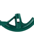 Ymiko 5/8 Manual Pipe Bender Cast Iron Conduit Tool Compact Design for precise bends in 5/8 tubing, durable green finish.