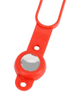 Garosa Magnetic Stud Finder 27 Lbs Force for Drywall Metal Detection showing red plastic body with metallic circular magnet.