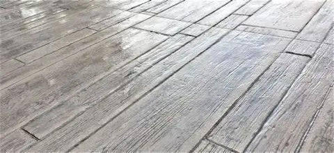 High Gloss Concrete Sealer 5 Gallon Cure And Seal Badass Wet Look For Concrete And Pavers on stamped concrete floor.