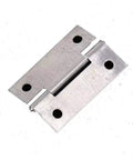 Close-up of one folding butt hinge from 40-Piece Folding Butt Hinges for Cabinets and Doors, Heavy-Duty Rust-Resistant Iron Cupboard Hinges.