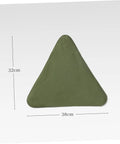 Beast Portable Tripod Camping Stool With Triangle Cloth Foldable Outdoor Stool seat cover, 32cm by 38cm green triangle cloth.