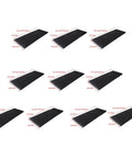Flexible Accordion Bellows Cover For CNC Milling Machines, Pro-Grade Three-Proof Cloth Rail Dust Guard, Oil And Water Resistant Telescopic Shield, Protect Screws And Rails From Dust, Chips, And Coolant, Black 1.5M Stretch Length (170mm) displayed in various angles
