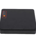 Mini Ups Battery Backup 16000Mah Power Supply For Routers And Modems Us Plug showing a compact black design with power indicators.