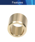 One Piece Copper Alloy Sleeve Bearing Five Eighths By Seven Eighths By One Three Quarters Inches, oilless plain bushing for smooth operation.